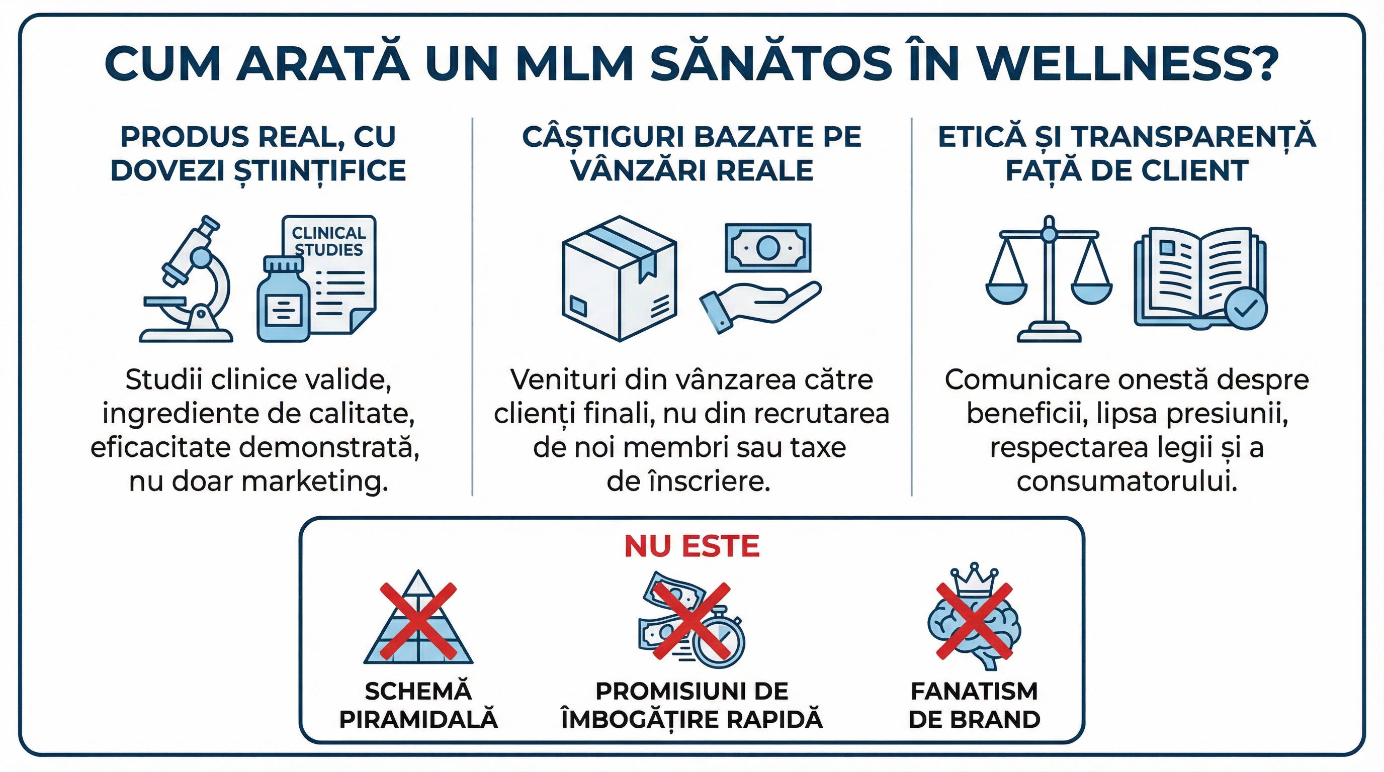 Cum arata un MLM sanatos