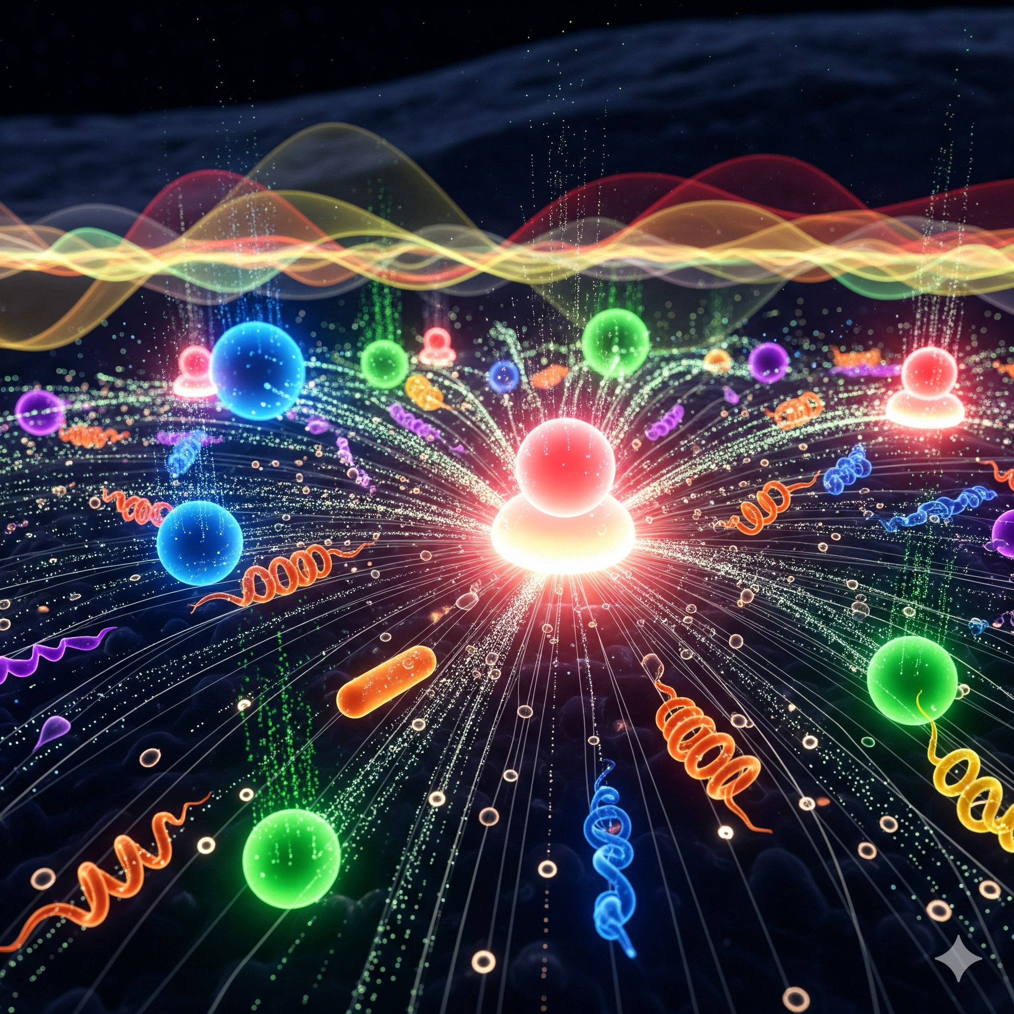 Microbiomul intestinal ca o rețea socială futuristă cu bacterii ca avataruri digitale