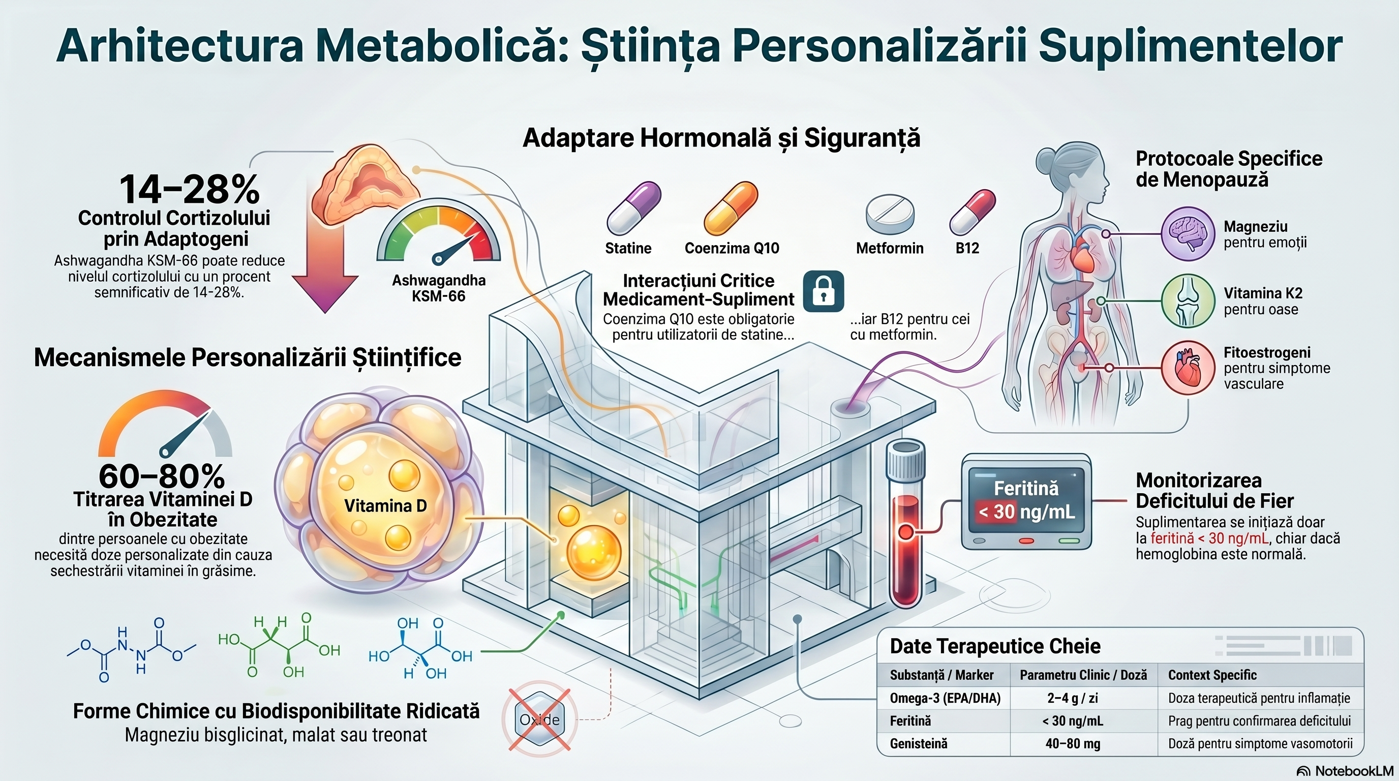 Arhitectura metabolică: ştiința personalizării suplimentelor