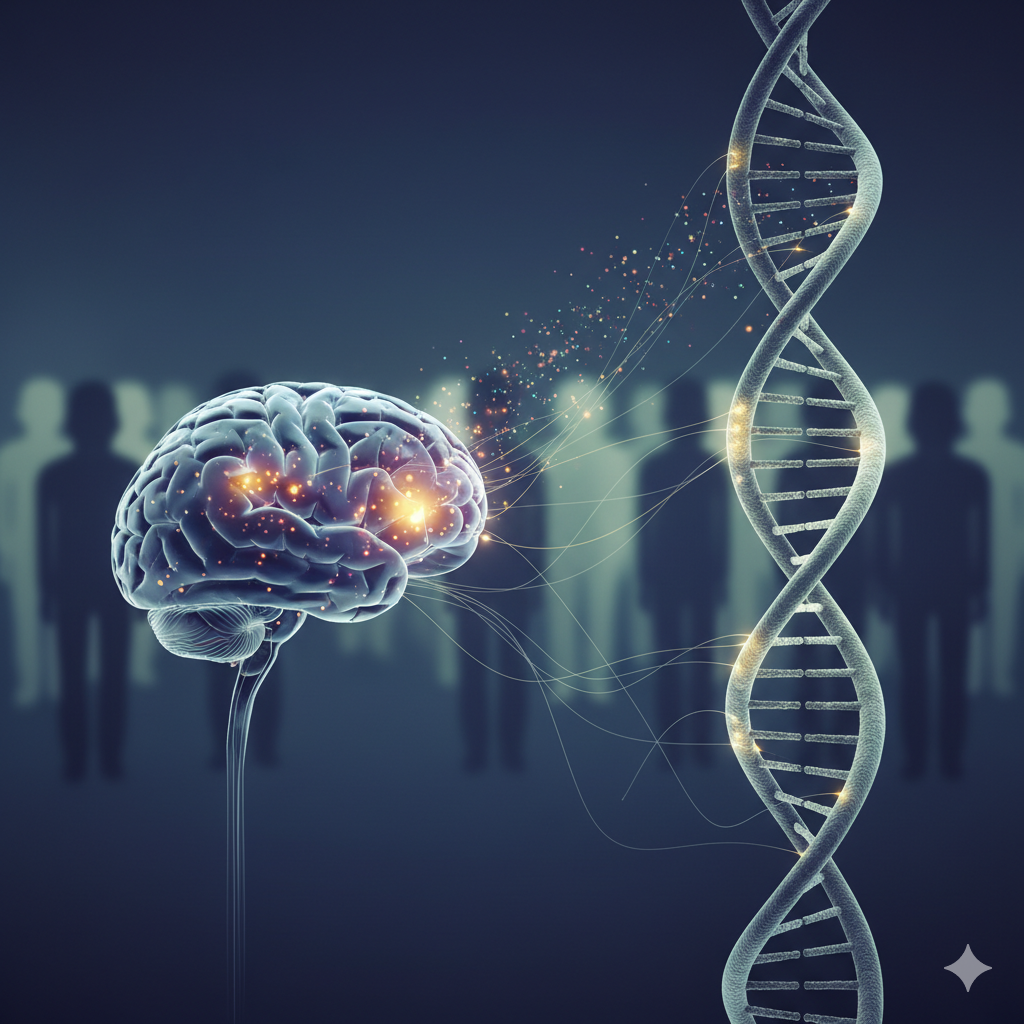 Conexiunea dintre percepție, creier și ADN