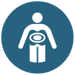 Icon grăsime viscerală